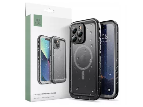 Tech-Protect Shellbox Magsafe IP68 vízálló védőtok - Apple iPhone 14 Pro Max - fekete