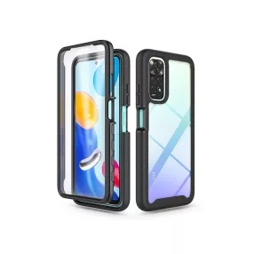   Tech-Protect Defense 360 ütésálló tok - Xiaomi Redmi Note 11/Note 11S - fekete