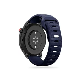   Samsung Galaxy Watch 4 / 5 / 5 Pro / 6 / 7 / FE szilikon 20 mm-es sport szíj -  Tech-Protect IconBand Line Watch Band - 40/42/43/44/45/46/47 mm - sötétkék