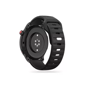   Samsung Galaxy Watch 4 / 5 / 5 Pro / 6 / 7 / FE szilikon 20 mm-es sport szíj -  Tech-Protect IconBand Line Watch Band - 40/42/43/44/45/46/47 mm - fekete