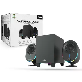   FroggieX FX-SP-GS1-B X-SoundCore 2.1 fekete hangszóró rendszer