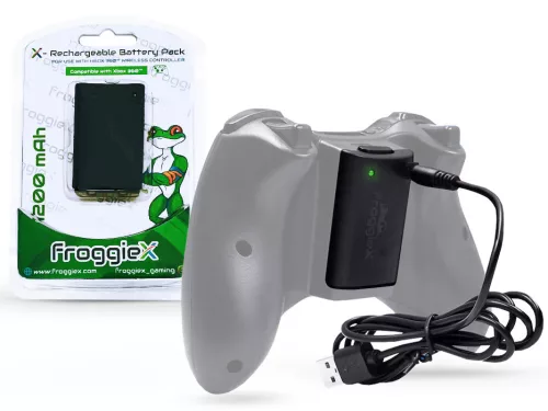 Froggiex FX-X360-B1-B Xbox 360 akkumulátor csomag