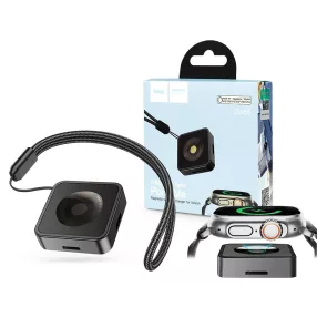   HOCO CW55 mágneses vezeték nélküli töltő Apple Watch órához - fekete