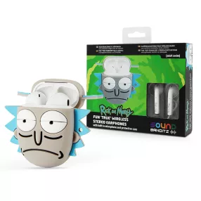   Rick and Morty TWS Bluetooth sztereó headset v5.1 + töltőtok - Rick True        Wireless Earphones with Charging Case - fehér