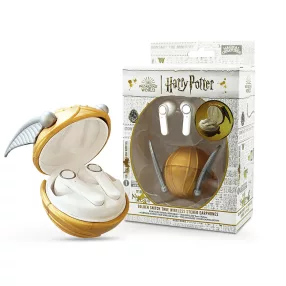   Harry Potter TWS Bluetooth sztereó headset v5.0 + töltőtok - Harry Potter GoldenSnitchTrue Wireless Earphones with Charging Case - fehér