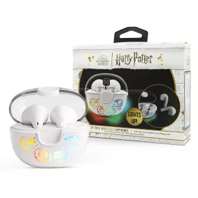   Harry Potter TWS Bluetooth sztereó headset v5.0 + töltőtok - Harry Potter       Hogwarts True Wireless Earphones with Charging Case - fehér