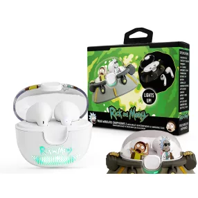   Rick and Morty TWS Bluetooth sztereó headset v5.0 + töltőtok - Rick and Morty   Space Cruiser True Wireless Earphones with Charging Case - fehér