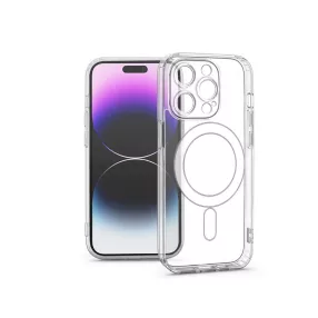   Haffner Clear Mag Cover kameravédős szilikon tok - Apple iPhone 14 Pro Max - átlátszó