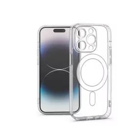   Haffner Clear Mag Cover kameravédős szilikon tok - Apple iPhone 14 Pro - átlátszó