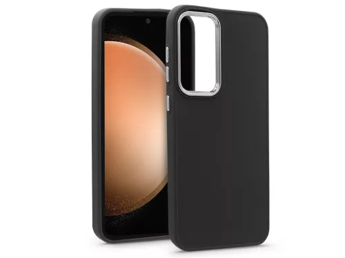 Haffner Frame szilikon tok - Samsung SM-S711 Galaxy S23 FE - fekete