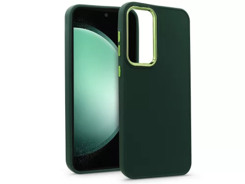 Haffner Frame szilikon tok - Samsung SM-S711 Galaxy S23 FE - zöld