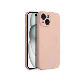   Haffner Silicone Mag Cover szilikon tok - Apple iPhone 15 Plus - pink
