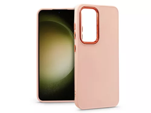 Haffner Frame szilikon tok - Samsung SM-S921 Galaxy S24 - pink