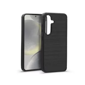   Haffner Carbon szilikon tok - Samsung SM-S921 Galaxy S24 - fekete