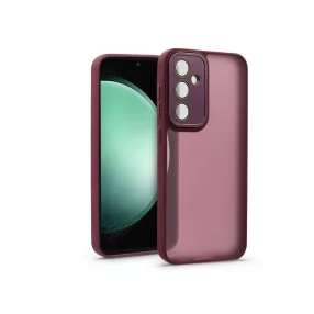   Haffner Variete tok kameravédő lencsevédő üveggel - Samsung SM-S711 Galaxy S23 FE - bíbor