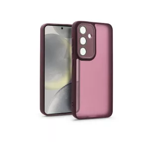   Haffner Variete tok kameravédő lencsevédő üveggel - Samsung SM-S921 Galaxy S24 - bíbor