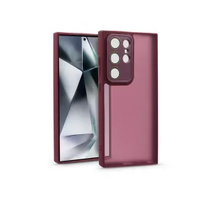   Haffner Variete tok kameravédő lencsevédő üveggel - Samsung SM-S928 Galaxy S24 Ultra - bíbor