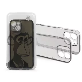   Haffner Gray Monkey szilikon tok - Apple iPhone 15 - átlátszó