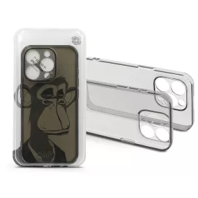   Haffner Gray Monkey szilikon tok - Apple iPhone 15 Pro - átlátszó