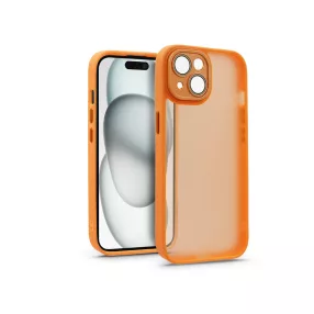   Haffner Variete tok kameravédő lencsevédő üveggel - Apple iPhone 15 - narancs