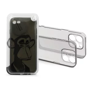   Haffner Gray Monkey szilikon tok - Apple iPhone 7/8/SE 2020/2022 - átlátszó