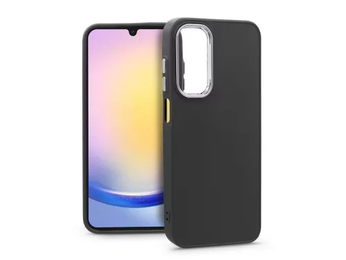 Haffner Frame szilikon tok - Samsung SM-A256 Galaxy A25 5G - fekete