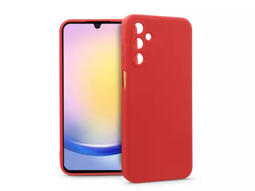 Haffner Soft szilikon tok - Samsung SM-A256 Galaxy A25 5G - piros
