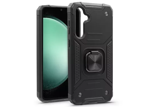 Haffner Nitro Hybrid kameravédős ütésálló tok - Samsung SM-S711 Galaxy S23 FE - fekete