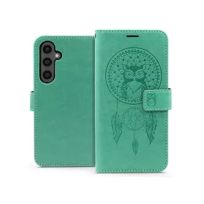   Samsung SM-S711 Galaxy S23 FE oldalra nyíló tok - Mezzo Book Flip - zöld