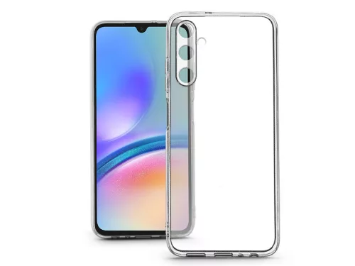 Haffner Clear Case Box kameravédős szilikon tok - Samsung SM-A057F Galaxy A05s - átlátszó