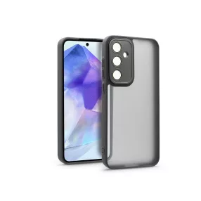   Haffner Variete tok kameravédő lencsevédő üveggel - Samsung SM-A556 Galaxy A55 5G - fekete