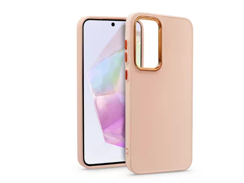 Haffner Frame szilikon tok - Samsung SM-A356 Galaxy A35 5G - pink