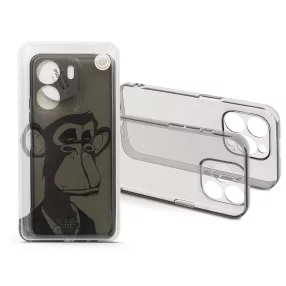   Haffner Gray Monkey szilikon tok - Xiaomi Redmi 13C - átlátszó