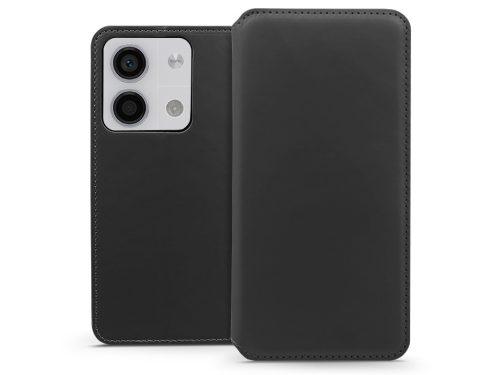 Xiaomi Redmi Note 13 5G oldalra nyíló tok - Dual Pocket Flip - fekete