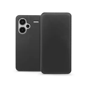   Haffner Dual Pocket Flip oldalra nyíló tok - Xiaomi Redmi Note 13 Pro+ 5G - fekete
