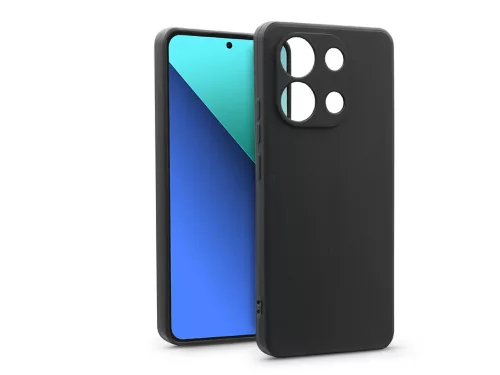 Haffner Soft szilikon tok - Xiaomi Redmi Note 13 4G - fekete