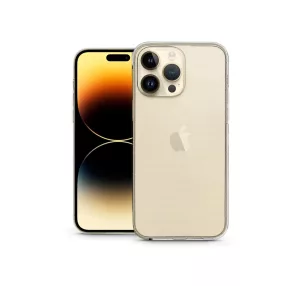   Haffner Premium Clear Case Box kameravédős szilikon tok - Apple iPhone 15 - átlátszó