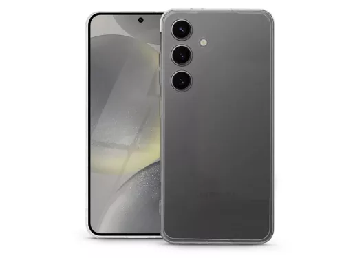 Haffner Premium Clear Case Box kameravédős szilikon tok - Samsung SM-S921 Galaxy S24 - átlátszó