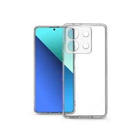   Haffner Clear Case kameravédős szilikon tok - Xiaomi Redmi Note 13 4G - átlátszó