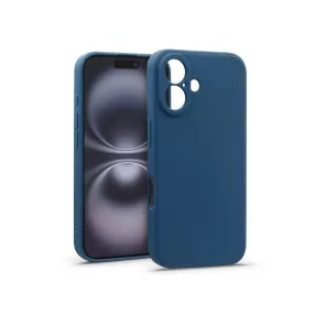 Haffner Matt szilikon tok - Apple iPhone 16 - kék