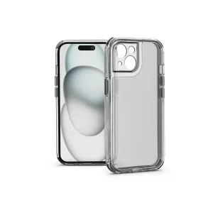   Haffner Matrix Clear kameravédős szilikon tok - Apple iPhone 15 - átlátszó
