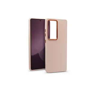   Haffner Frame szilikon tok - Samsung SM-S938 Galaxy S25 Ultra - pink