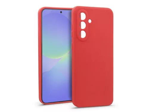 Haffner Soft szilikon tok - Samsung SM-A366 Galaxy A36 5G - piros