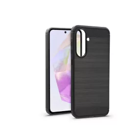   Haffner Carbon szilikon tok - Samsung SM-A366 Galaxy A36 5G - fekete