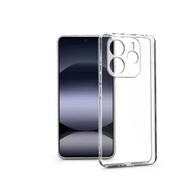   Haffner Clear Case Box kameravédős szilikon tok - Xiaomi Redmi Note 14 5G - átlátszó