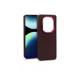   Haffner Frame szilikon tok - Xiaomi Redmi Note 14 Pro 5G/Note 14 Pro+ 5G - bíbor