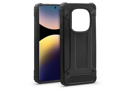 Haffner Armor ütésálló tok - Xiaomi Redmi Note 14 Pro 4G - fekete