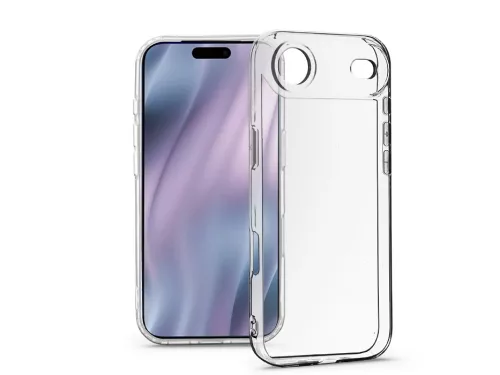 Haffner Clear Case kameravédős szilikon tok - Apple iPhone Air - átlátszó
