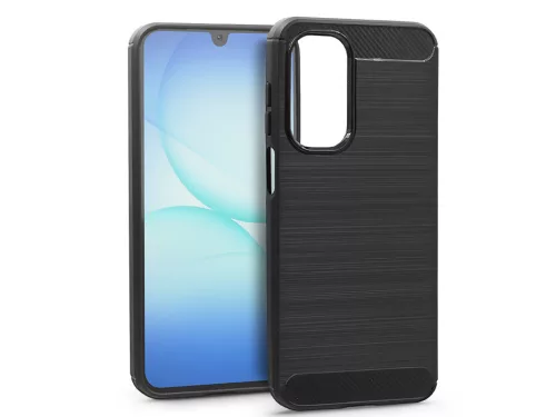 Haffner Carbon szilikon tok - Samsung SM-A175/SM-A176 Galaxy A17 4G/5G - fekete