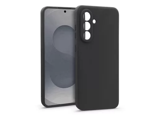 Haffner Matt szilikon tok - Samsung SM-S942 Galaxy S26 - fekete